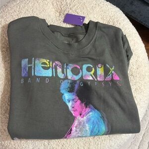 Jimi Hendrix sweat shirt NWTS WOMENS SMALL NEW